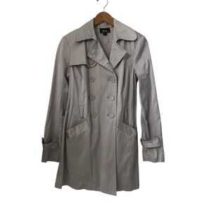 Bwear Gray Trench Coat sz M